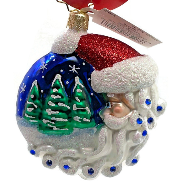 Christopher Radko Ornament Christmas Village Santa Claus Gem Christmas Decor - Picture 1 of 11